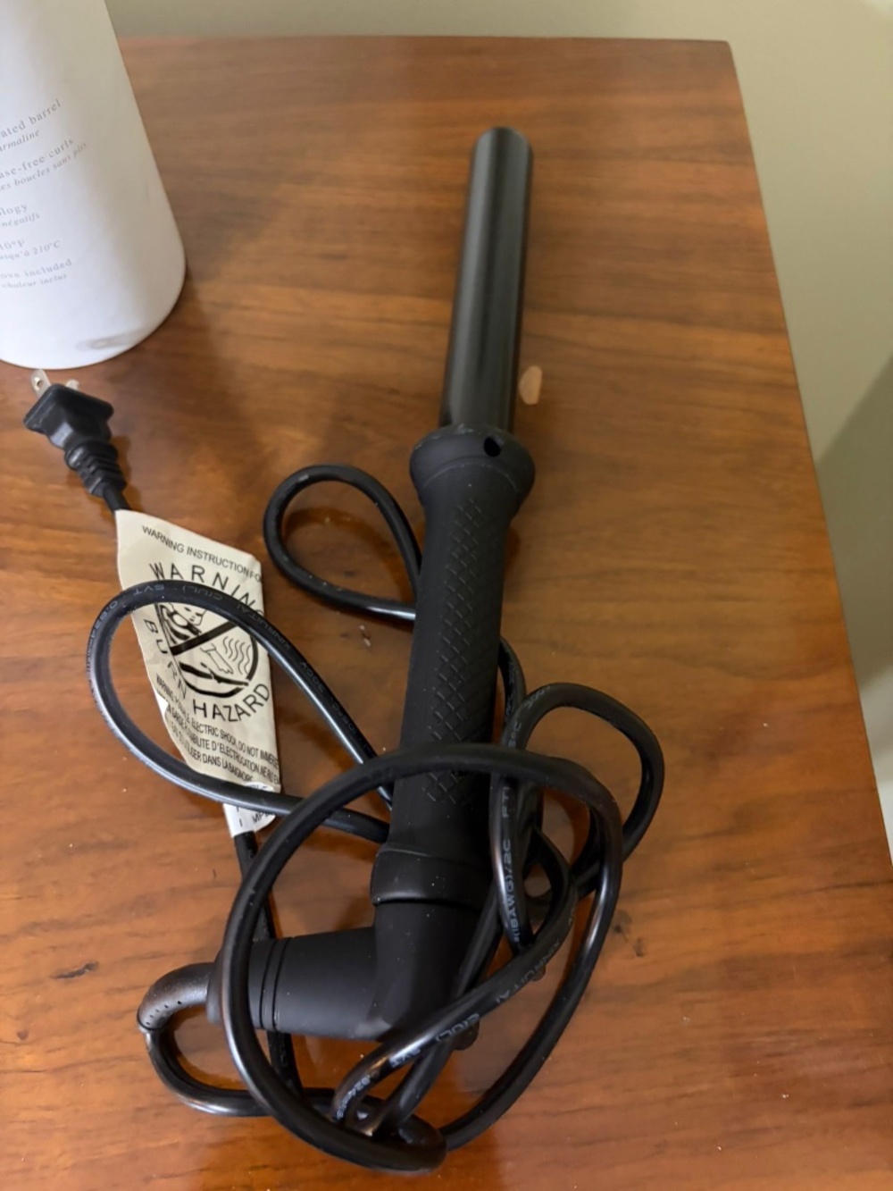 Bundle hot curling iron and brush